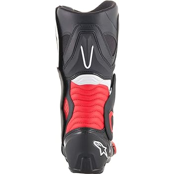 Amazon.com: Motorcycle boots Alpinestars Smx-6 V2 Black Red